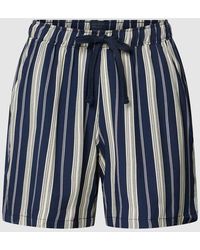 Schiesser - Pyjama-Shorts mit Streifenmuster - Lyst