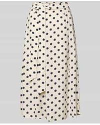 Freequent - Midirok Van Viscosemix Met Strikriem Model 'Alma' - Lyst