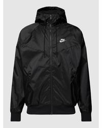 Nike Baumwolle Trainingsjacke mit Logo-Streifen in Schwarz für Herren |  Lyst DE