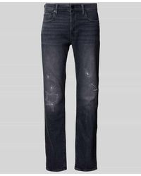 G-Star - Slim Fit Jeans im Destroyed-Look - Lyst