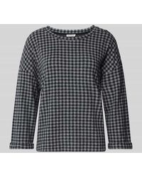 Tom Tailor - Regular Fit Sweatshirt Mit 3/4-Arm Und Knopf-Detail - Lyst
