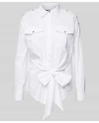 Ralph Lauren - Hemdbluse Mit Verdeckter Knopfleiste Modell 'Gionina' - Lyst