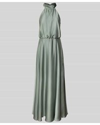 Swing - Abendkleid in Wickel-Optik mit Stehkragen - Lyst