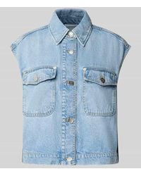 Marc O' Polo - Regular Fit Jeansweste aus Lyocell-Baumwoll-Mix - Lyst