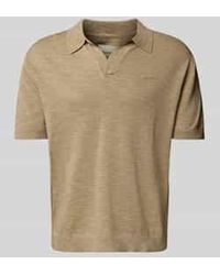 GANT - Regular Fit Poloshirt Met Labelstitching - Lyst