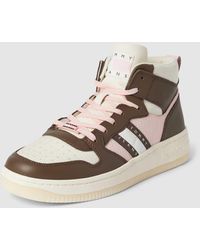 Tommy Hilfiger - High Top Sneaker mit Label-Detail Modell 'RETRO BASKET' - Lyst