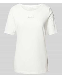 S.oliver - T-Shirt mit Label-Print - Lyst