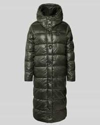 Blauer Usa - Gewatteerde Lange Jas Met Labeldetail, Model 'Bellevue' - Lyst