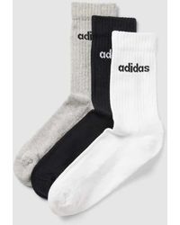 adidas - Socken mit Label-Detail im 3er-Pack - Lyst