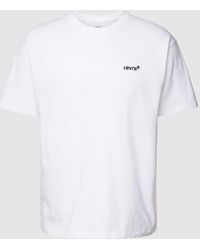 Levi's - T-Shirt mit Label-Stitching - Lyst