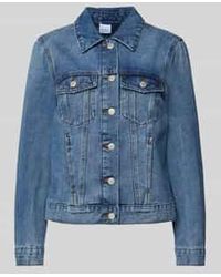 Vero Moda - Regular Fit Jeansjack Van Katoenmix - Lyst