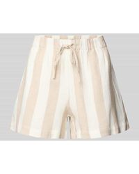 ONLY - Loose Fit Shorts aus Viskose-Leinen-Mix Modell 'CARO' - Lyst