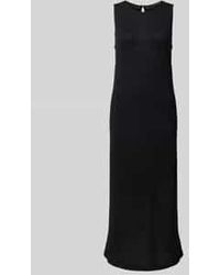 Opus - Midi-jurk Met Structuurmotief - Lyst
