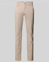Brax - Regular Fit Chino Met Achterzakken, Model 'Fabio' - Lyst