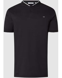 Calvin Klein - Regular Fit Poloshirt mit Stehkragen - Lyst