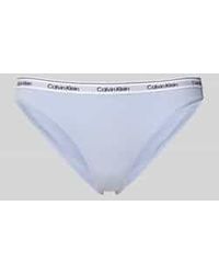 Calvin Klein - Slip Met Elastische Band Met Logo, Model 'Carousel' - Lyst