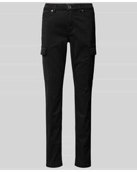 Marc O' Polo - Slim Fit Cargohose im unifarbenen Design - Lyst