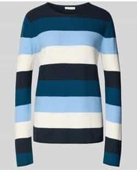 Tom Tailor - Regular Fit Gebreide Pullover Van Een Mix Van Katoen En Viscose - Lyst