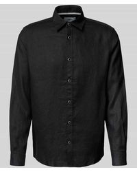 S.oliver - Regular Fit Leinenhemd mit Sportmanschetten - Lyst