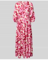 MSCH Copenhagen - Maxikleid mit V-Ausschnitt Modell 'Edrina' - Lyst