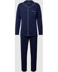 Polo Ralph Lauren - Pyjama mit Allover-Muster Modell 'PIPING' - Lyst