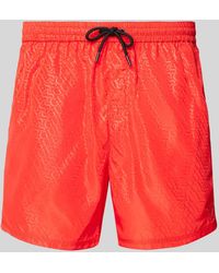 Guess - Badehose mit Logo-Muster - Lyst