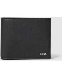 BOSS - Portemonnaie aus Leder mit Label-Detail Modell 'Zair' - Lyst