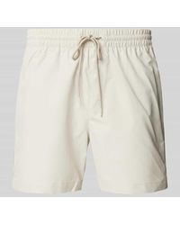 Calvin Klein - Badehose mit Label-Print - Lyst