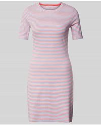 Tom Tailor - T-Shirt-Kleid mit Streifenmuster - Lyst