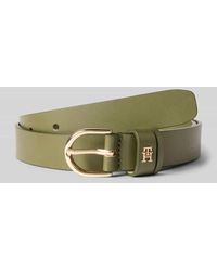 Tommy Hilfiger - Ledergürtel mit Logo-Monogramm - Lyst