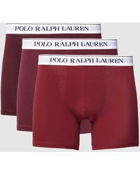 Polo Ralph Lauren - Boxershorts mit elastischem Logo-Bund im 3er-Pack - Lyst