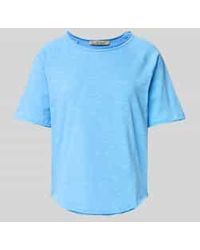 Smith & Soul - T-shirt Met Rolzoom En Ronde Hals - Lyst