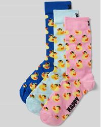 Happy Socks - Socken mit Label-Details Modell 'Rubber Duck' im 3er-Pack - Lyst