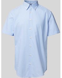 Christian Berg Men - Regular Fit Business-Hemd mit Button-Down-Kragen - Lyst