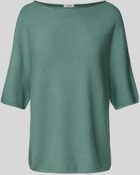 S.oliver - Gebreid Shirt Met Structuurmotief - Lyst