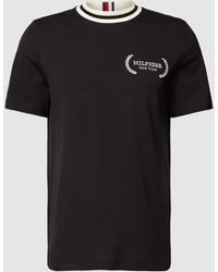 Tommy Hilfiger - T-Shirt mit Label-Stitching Modell 'LAUREL' - Lyst