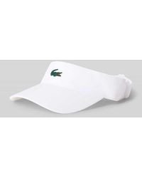 Lacoste - Visor Cap mit Logo-Applikation - Lyst