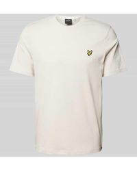 Lyle & Scott - T-Shirt mit Logo-Patch - Lyst