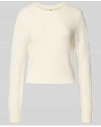 ONLY - Regular Fit Gebreide Pullover Met Ronde Hals, Model 'Petra' - Lyst