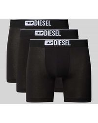 DIESEL - Trunks mit elastischem Logo-Bund im 3er-Pack - Lyst