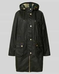Barbour - Regular Fit Gewaxte Lange Jas Van Puur Katoen, Model 'Marcy' - Lyst