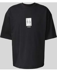 Review - T-shirt Met Label- En Motiefprint - Lyst