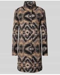 Milo Coats - Lange Wollen Jas Met Opstaande Kraag En Knoopsluiting, Model 'Flora' - Lyst
