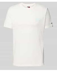 Tommy Hilfiger - Regular Fit T-shirt Van Puur Katoen Met Labelopschrift - Lyst