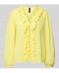 Marc Cain - Regular Fit Blouse Met Ruches - Lyst