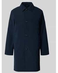 SELECTED - Regular Fit Lange Kas Met Los Te Knopen Gilet, Model 'Silas' - Lyst