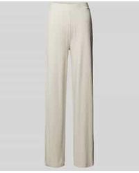 Guess - Wide Leg Stoffen Broek Met Labelapplicatie, Model 'Elsa' - Lyst