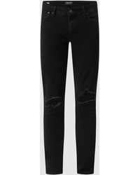 Jack & Jones - Skinny Fit Low Rise Jeans mit Stretch-Anteil Modell 'Liam' - Lyst