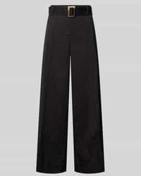 M·a·c - Wide Leg Broek Met Riem Model 'Carletta' - Lyst