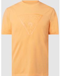 Guess - Regular Fit T-Shirt mit Bio-Baumwolle - Lyst